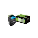 Toner Lexmark 70C20CE, cyan, 1 k, CS510DE, CS410DN, CS310DN,CS310N, CS410N,