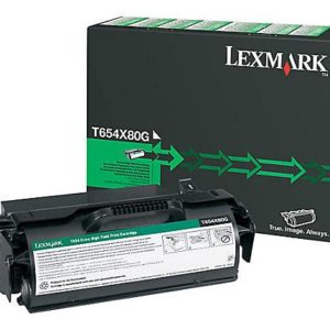 Toner Lexmark T654X80G, black, 36 k, T654dn , T654dtn ,