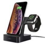 Belkin PowerHouse Charger dock for Apple, F8J237VFBLK, Built-in Magnetic Charging