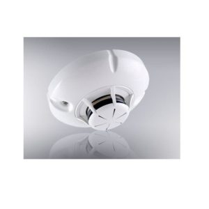 Combined optical smoke and rate of rise heat detector, isolatorincluded,