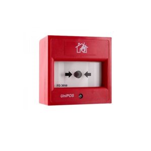 Buton de incendiu Unipos FD3050 conventional de interior, elementactivare din