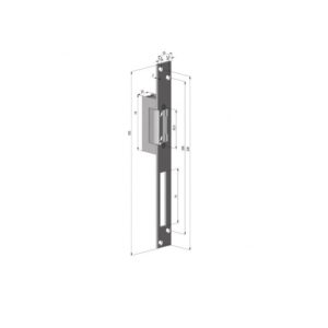 Electromagnet fail lock Yale YB17-12D-LHM, 12Vcc, consum redus, 230mA, memorie