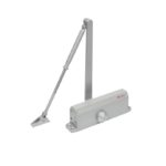 Amortizor hidraulic cu brat SA-5044AW-sv, argintiu; Pentru: usi cu greutatea