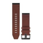 Curea ceas GARMIN, fenix 5 x 26mm wide, Brown leather