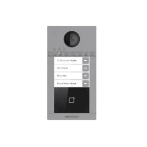 Post de exterior videointerfon IP Hikvision DS-KV8413-WME1;  WIFI; 4 x