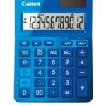 Calculator birou Canon LS123KBL albastru, 12 digiti, ribbon, display LCD,