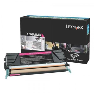Toner Lexmark X746A1MG, magenta, 7 k, X746de , X748de ,