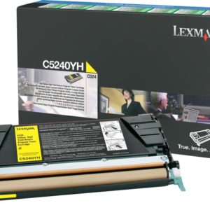 Toner Lexmark C5240YH, yellow, 5 k, C524 , C524dn ,
