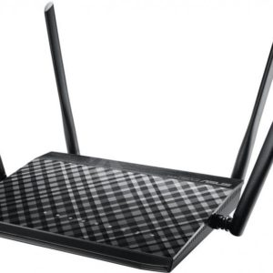 Router Wireless Asus RT-AC1200G+, 1xWAN Gigabit, 4xLAN Gigabit, 4 antene