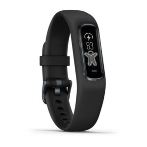 Bratara electronica fitness Garmin Vivosmart 4, Negru, Marime: Mare (Large),