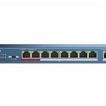 Switch POE 8 porturi Hikvision DS-3E0109P-E;fara management; L2 ,Unmanaged, 8