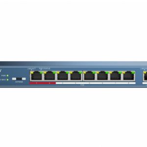 Switch POE 8 porturi Hikvision DS-3E0109P-E;fara management; L2 ,Unmanaged, 8