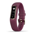 Bratara electronica fitness Garmin Vivosmart 4, Rosu inchis, Marime: Mica/
