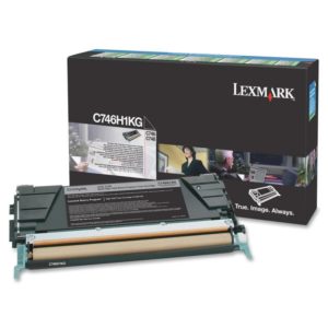 Toner Lexmark C746H1KG, black, 12 k, C746dn , C746dtn ,