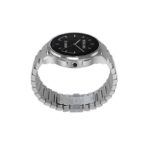 Smart Watch Vector Luna, carcasa rotunda argintie si bratara metalica