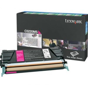 Toner Lexmark C5220MS, magenta, 3 k, C522n , C524 ,
