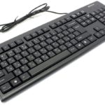 Tastatura KR-83 A4Tech , cu fir, USB, neagra, Comfort Round