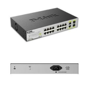 Switch D-Link DES-1018MP, 18 porturI, 16 porturi 100Base-TX, 2