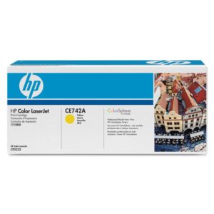 Toner HP CE742A, yellow, 7.3 k, HP Color LaserJet CP5220,