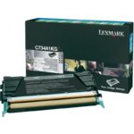 Toner Lexmark C734A1KG, black, 8 k, C734dn , C734dtn ,
