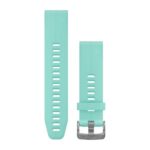 Curea ceas Garmin QuickFit 22 mm, silicon albastru Frost