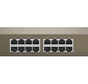 Tenda 16-Port 10/100Mbps + 2 Gigabit Web Smart PoE Switch,