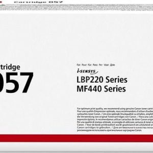 Toner Canon CRG057 black, capacitate 3.1k pagini, pentru LBP223DW; LBP226DW;