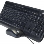 Kit tastatura + mouse Microsoft 600 Wired Desktop Negru