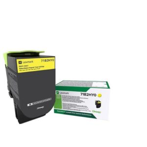 Toner Lexmark 71B2HY0, yellow ,return program ,3.5k,CX417DE, CX517DE, CS417DN, CS517DE