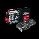 Placa video Asus AMD Radeon RX 580, DUAL-RX580-8G, GDDR5 8GB,