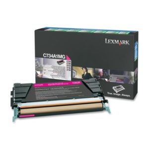 Toner Lexmark C734A1MG, magenta, 6 k, C734dn , C734dtn ,