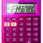 Calculator birou Canon LS100KPOS, 10 digiti, Dual power, culoare: purple
