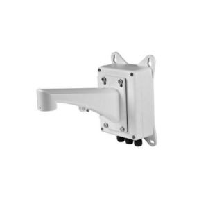 Hikvision Wall mount bracket with junction box, DS-1601ZJ-BOX; white Aluminum