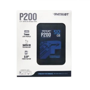 SSD Patriot P200, 512GB, 2.5'', SATA III