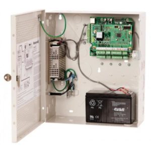 Centrala de acces Honeywell NetAXS-123 NX1MPS suporta 2cititoarepentruosingura usa, contine