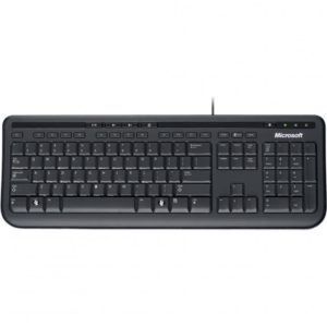 Tastatura Microsoft 600 Wired Multimedia, neagra