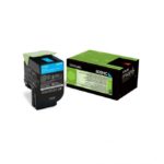 Toner Lexmark 80C2HC0, cyan, 3 k, CX410de , CX410de with
