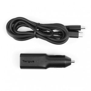Targus USB-C Car Charger, APD39EU, supports 4 power profiles so