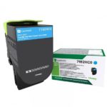 Toner Lexmark 71B2HC0, cyan ,return program ,3.5k,CX417DE, CX517DE, CS417DN, CS517DE