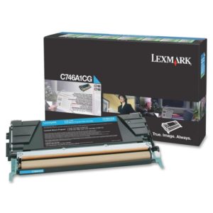 Toner Lexmark C746A1CG, cyan, 7 k, C746dn , C746dtn ,