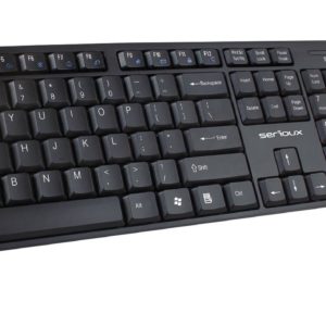 Kit tastatura + mouse Serioux NK9800WR, wireless 2.4GHz, US layout,