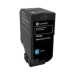 Toner Lexmark 74C2SCE cyan, 7k ,compatibil cu CX725de, CX725dhe ,CX725dthe,