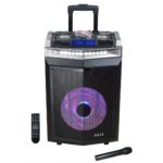 Boxa activa portabila AKAI DJ-6112BT cu DJ mixer, Bluetooth, dual