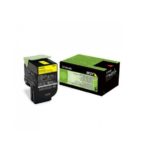 Toner Lexmark 80C20YE, yellow, 1 k, - CX510de, CX410de, CX410e,CX510dhe,