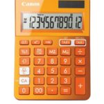 Calculator birou Canon LS123KOR portocaliu, 12 digiti, ribbon, display LCD,