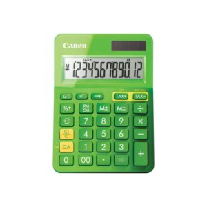 Calculator birou Canon LS123KGR verde, 12 digiti, ribbon, display LCD,
