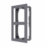 Panou frontal pentru 2 module de videointerfon modular Hikvision DS-KD-ACW2;