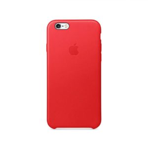 Apple iPhone 6s Leather Case - (PRODUCT)RED