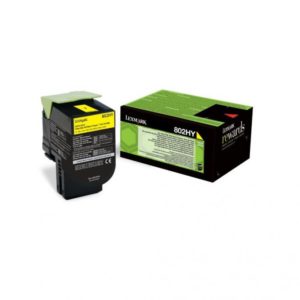 Toner Lexmark 80C2HY0, yellow, 3 k, CX410de , CX410de with