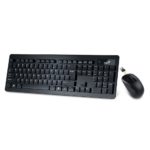 KIT wireless GENIUS, tastatura wireless 104 taste (chocolate style) +